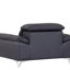 Fauteuil de coin en cuir Necip-1145863097