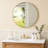 Morena Metal Framed Round Wall Bathroom Mirror for Wall Decor-88887058-88887060