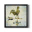 Americana Rooster - Reproduction d'art sur toile encadrée-1311878548-1311878549