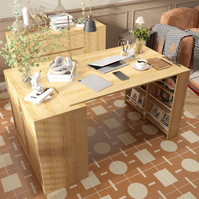 Multifunctional Writing Desk With Scalable Desktop