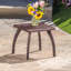 Table d'appoint brune - pour l'extérieur en fer et en fer, brun, thème assorti