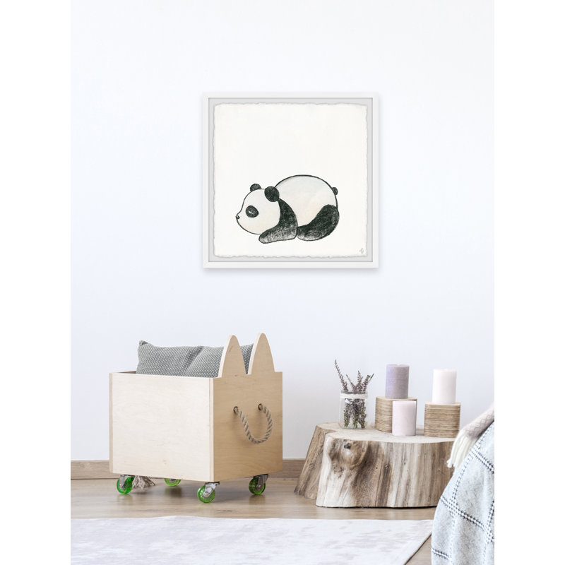 «Florencio Sleepy Panda», reproduction encadrée, H 12 po x l 12 po x P 1,5 po