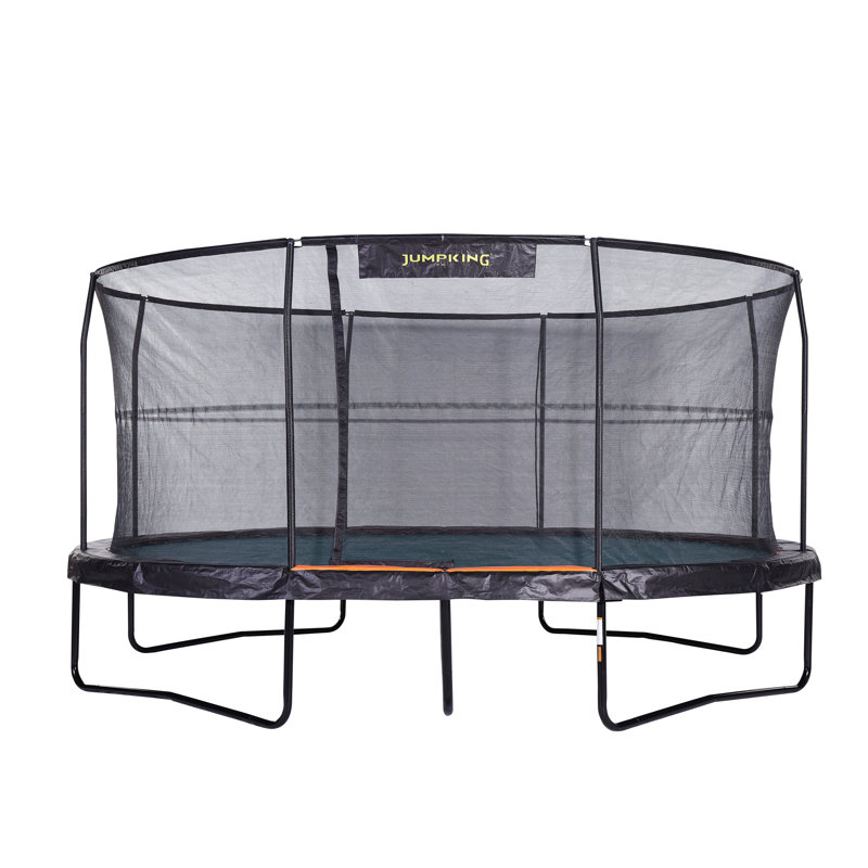 JumpKing ft Oval Backyard Trampoline with Safety Enclosure