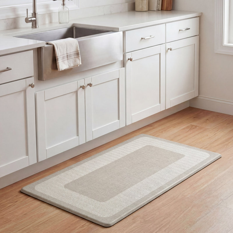 Tapis de cuisine Chef Gear Hettie, Beige, 32"L x 18"H