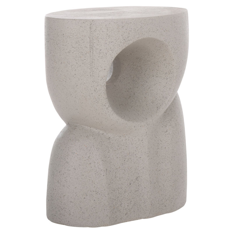 Table d'appoint Abbi, Gris
