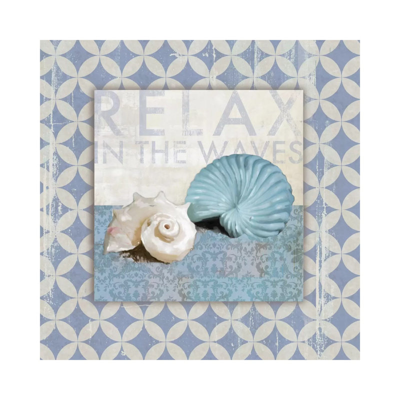 Shell Geo I by Drako Fontaine - Wrapped Canvas Gallery-Wrapped Canvas Giclée, 66.04 cm H x 66.04 cm W x 3.175 cm D