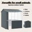 230cm Steel Floor Bird Cage
