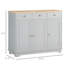 Armoire de rangement autoportante, organisateur de cuisine polyvalent et armoire de rangement pour la maison