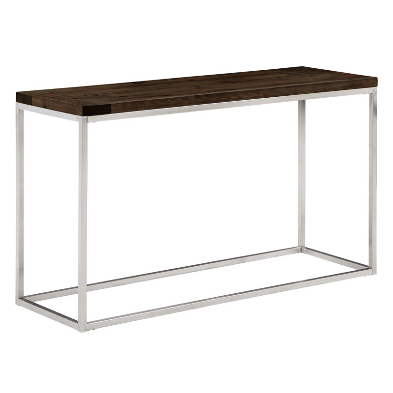 Mokshit 48'' Console Table, Dark Brown