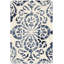 Tapis oriental ivoire / bleu marine en laine touffeté à la main Oakton-23720999