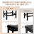 24 inch Counter Height Bar Stools, Upholstered Modern Kitchen Barstools with Metal Base, PU Leather Saddle Stools for Kitchen Island-1236545581