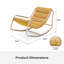 Chaise berçante surdimensionnée pour patio-148056660