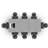 Rectangular Solid Wood Dining Table in Cement Gray-1324071156