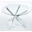 Table avec pieds en métal et verre-1743784573