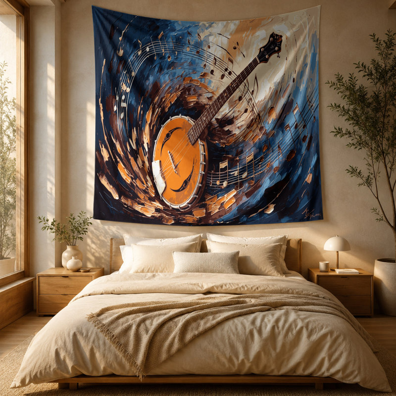 Tapisserie murale Banjo, 88 po x 104 po