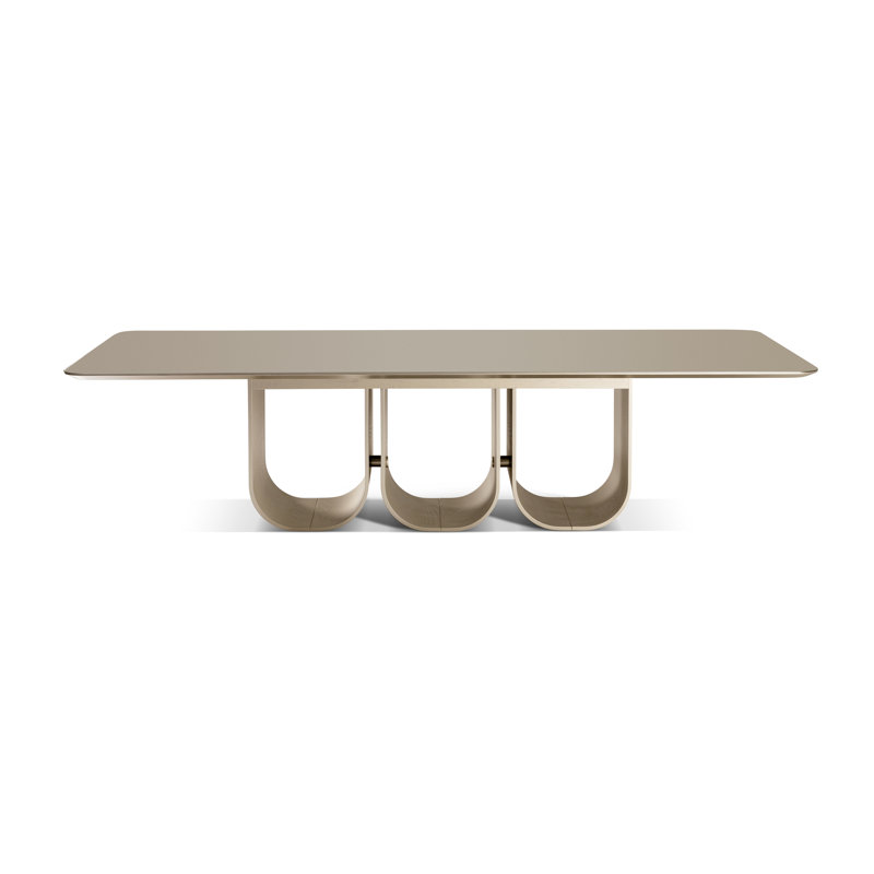 Table de salle à manger rectangulaire 102,5 po Louise