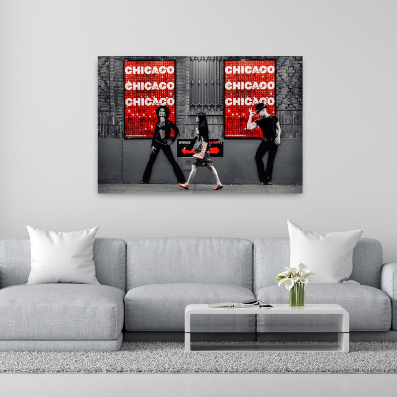 Chicago, art mural contemporain, H 40 po x l 60 po
