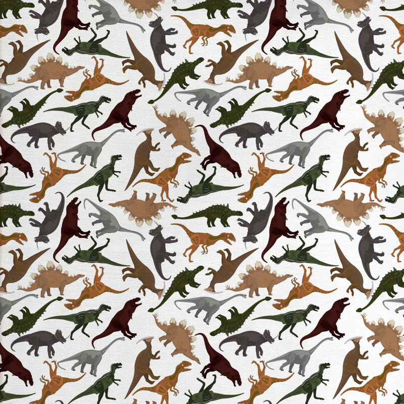 Tissu jurassique, l 58 po x L 108 po