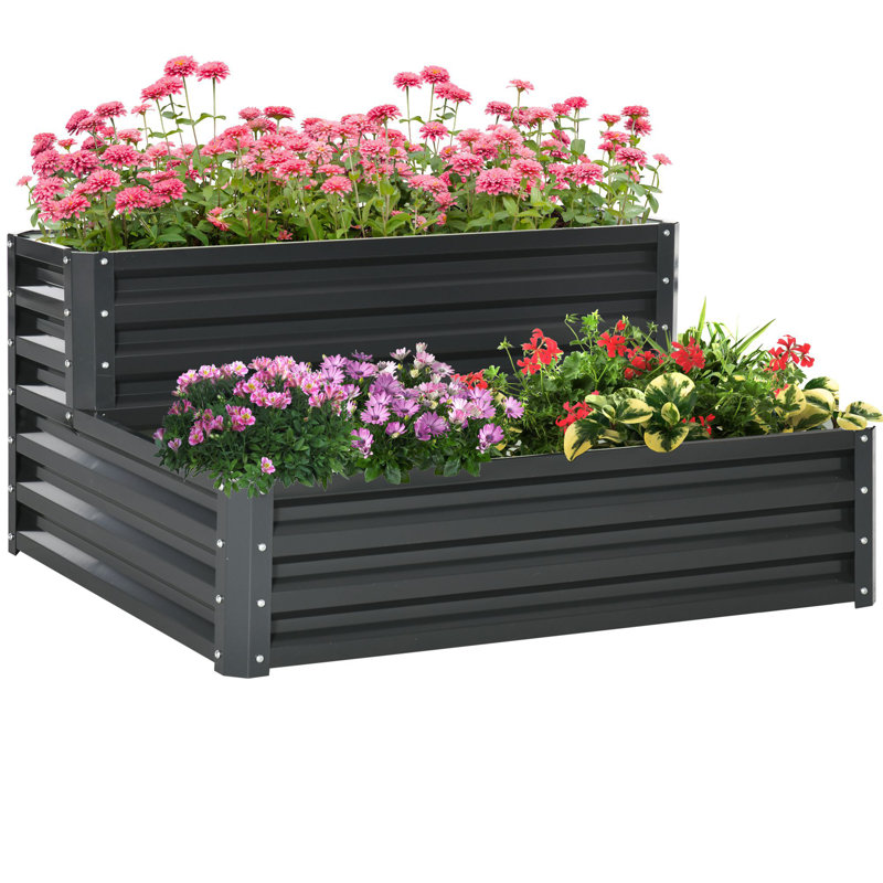 Buchanon Metal Raised Garden Bed