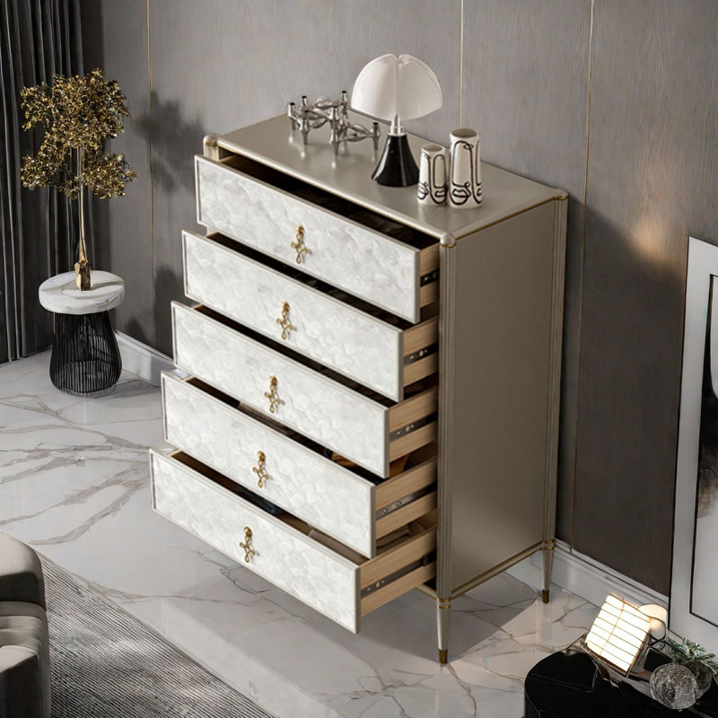 Commode d'appoint en bois de luxe