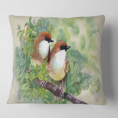 Birds Of Spring - Housse de coussin et insert