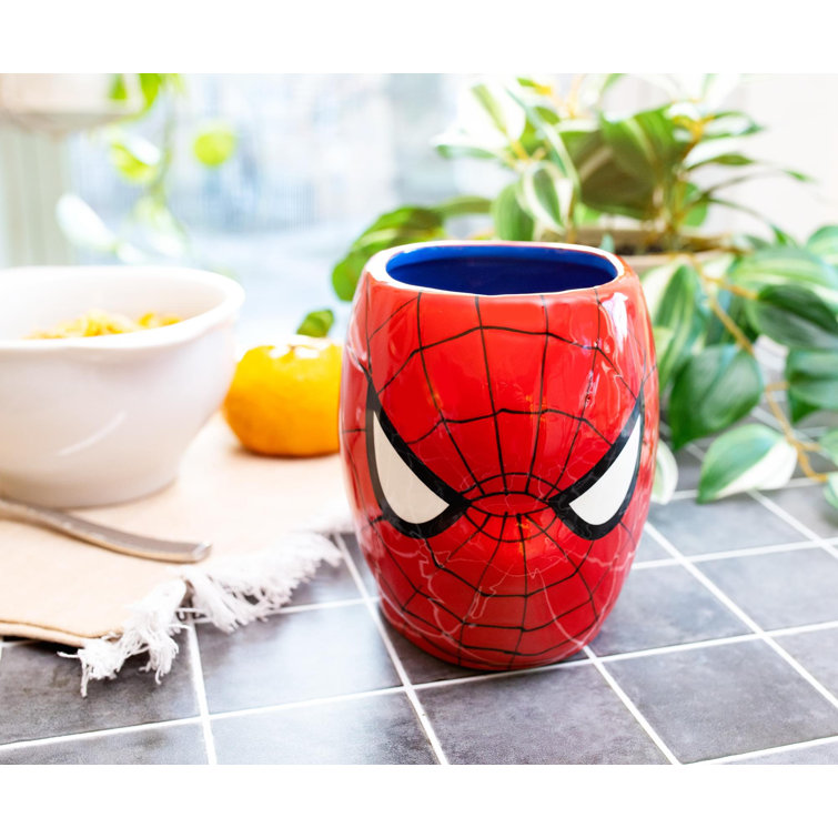 Silver Buffalo Marvel Comics Spider-Man New York City Ceramic Mug | Holds  13 Ounces