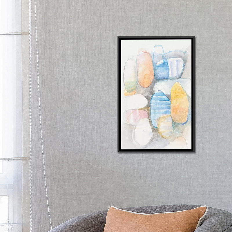 Beneath the Surface II, impression sur toile tendue, Toile encadrée noire, L 18 po x H 26 po x P 1,5 po, Pas de tapis