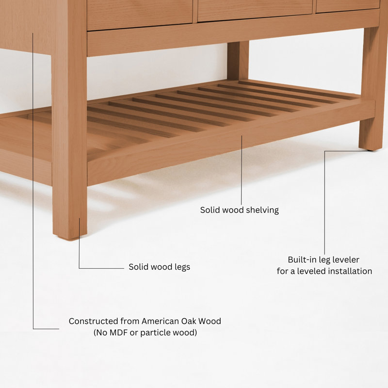 Elizabeth 60'' W Double Vanity, Sienna/Rose Gold, Pure White Quartz