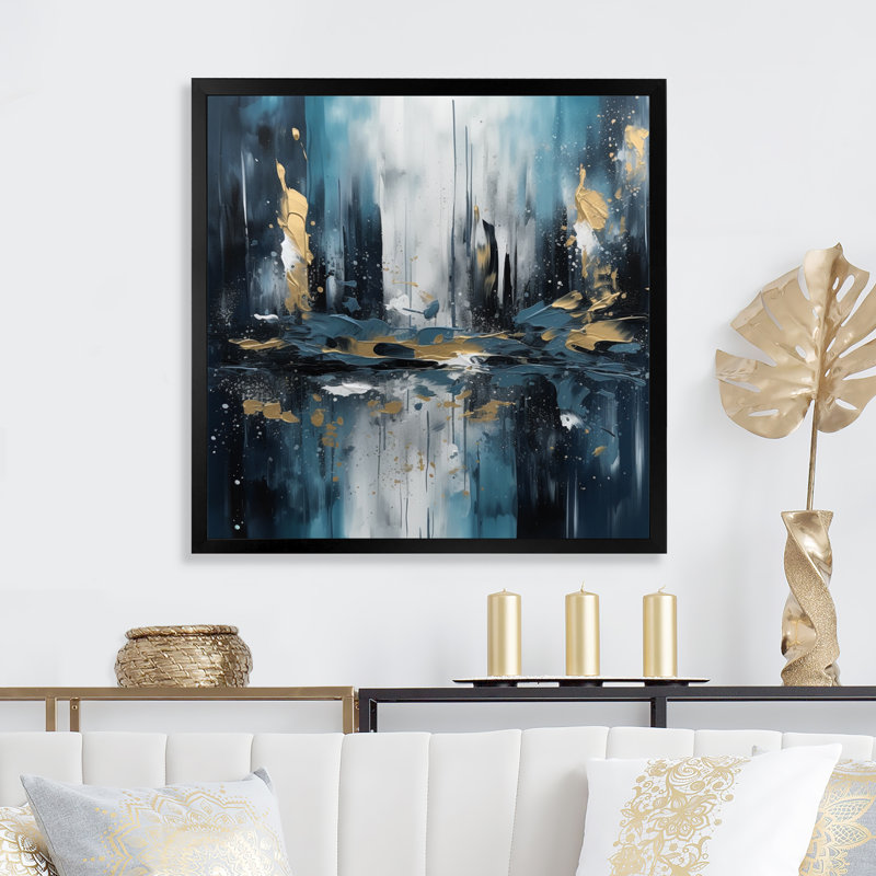 Bondon sur toile, Cadre photo noir, H 24 po x l 24 po x P 1 po
