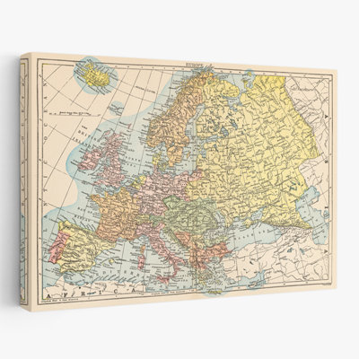 Map Of Europe - Adventure Cartography Countries Europe