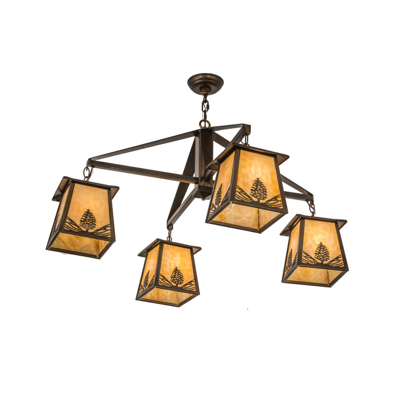 Rustic Lodge 4 - Light Chandelier