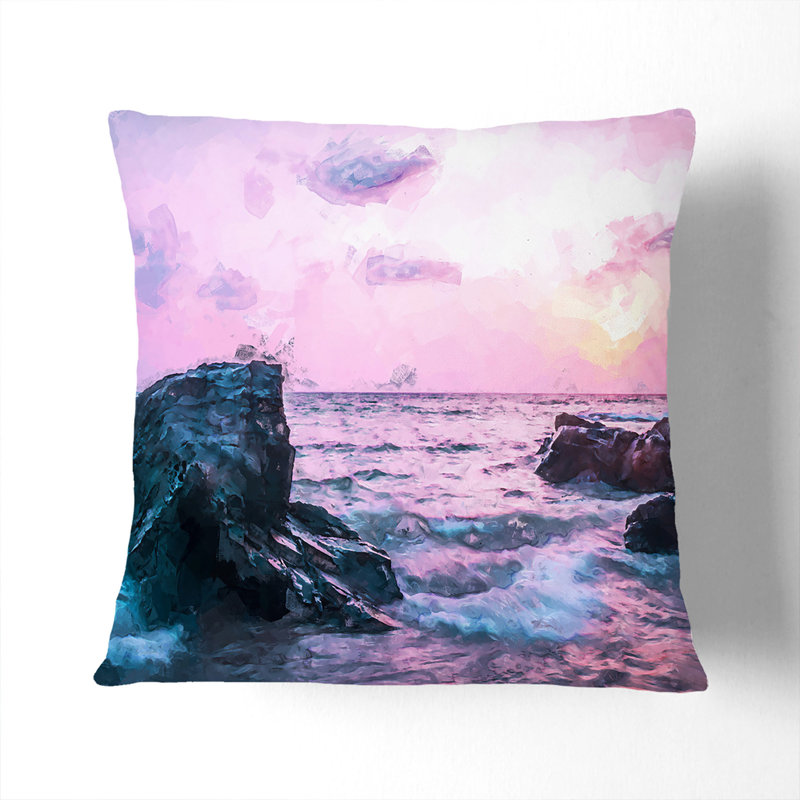 Square Throw Cushion, 55cm H x 55cm W x 20cm D