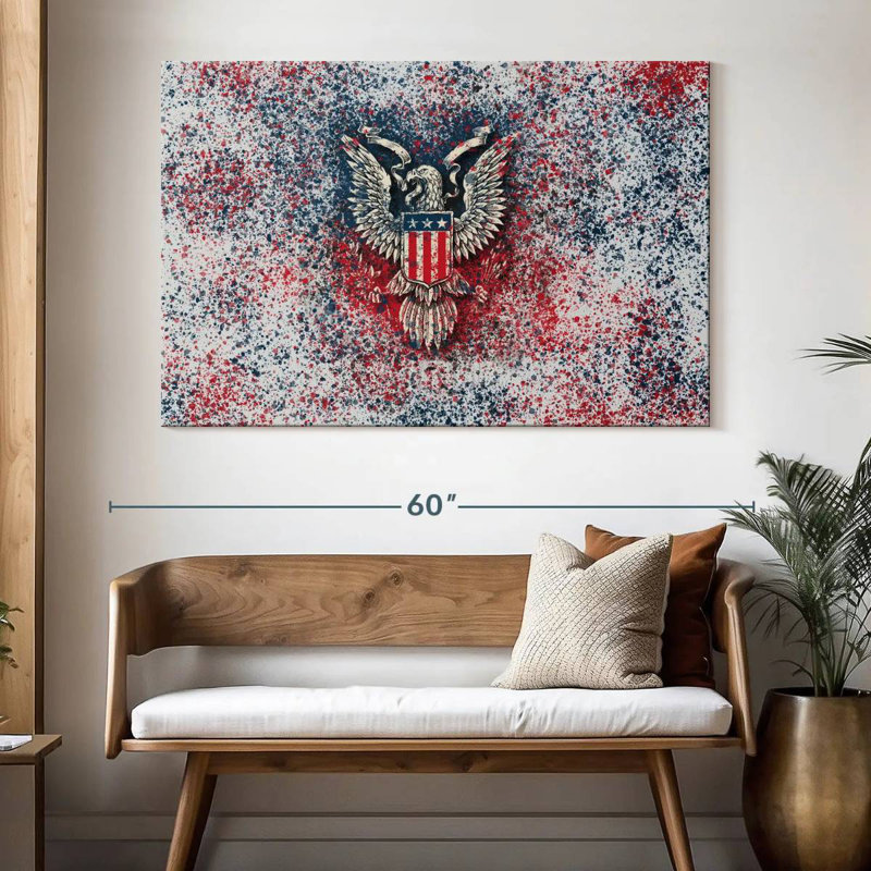 Lelar American Eagle Insignia, 34" H x 51" W