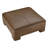 Anya Oversized Geniue Leather Upholstered Ottoman