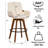 Modern Upholstered swivel counter stools-60999874-60999872-60999899