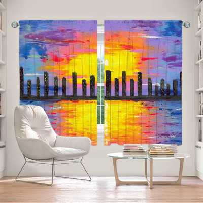 Jenavieve Room Darkening Curtain Pair