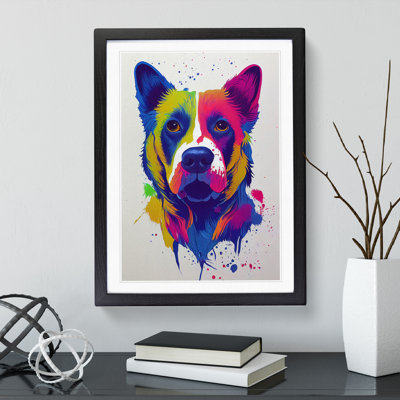 Colourful Dog No.3 - Wall Art