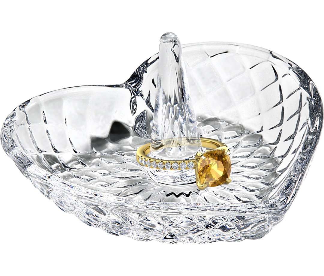 Marina Crystal Ring Holder Godinger Silver Art Co