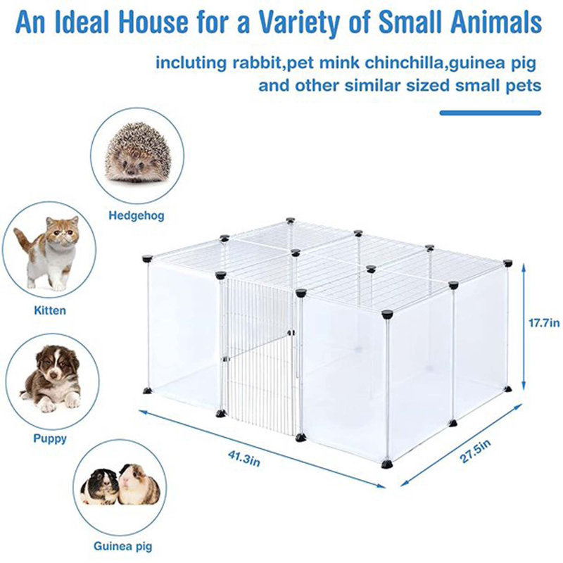 Enclos pour animaux 18 panneaux