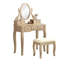 Ensemble de coiffeuse et tabouret de maquillage en bois Ashley, ensemble de coiffeuse et tabouret de maquillage Ashley-1520614879