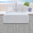 29.75'' L Single Bowl Fireclay Kitchen Sink
