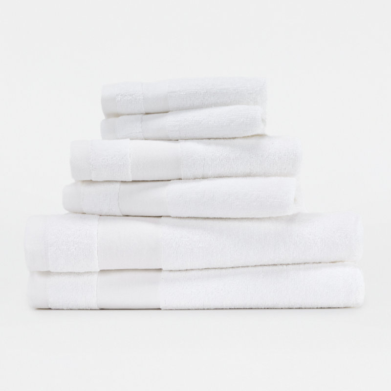 Ensemble de serviettes 6 pièces Berner, Blanc
