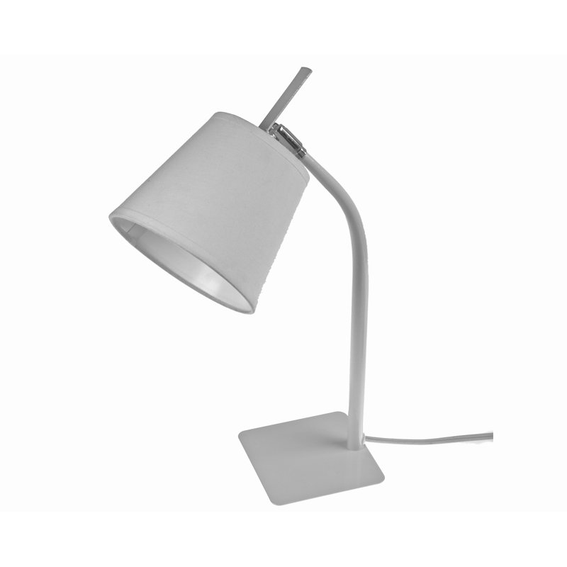 Lampe de bureau réglable 28 po Edwards, Blanc