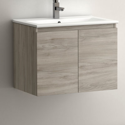 Jasso 24'' Single Bathroom Vanity with Ceramic Top