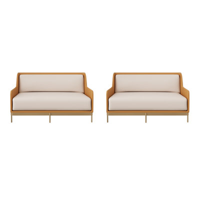 Western Restaurant Cafe Modern Light Luxury Bench Faux Leather Upholstered Bench