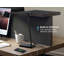 Lampe de bureau noire 17,32 po