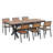 Outdoor Dining Freedom With A Flexible Set Including Six Chairs And A Table-894042483