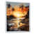 White Floater Framed