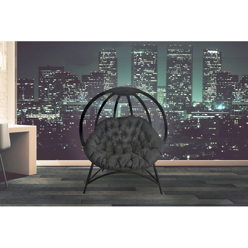 1 Person Swing Chair with Stand, Black