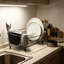 Premium Anti-Rust Dish Drying Rack with Cutlery Holder